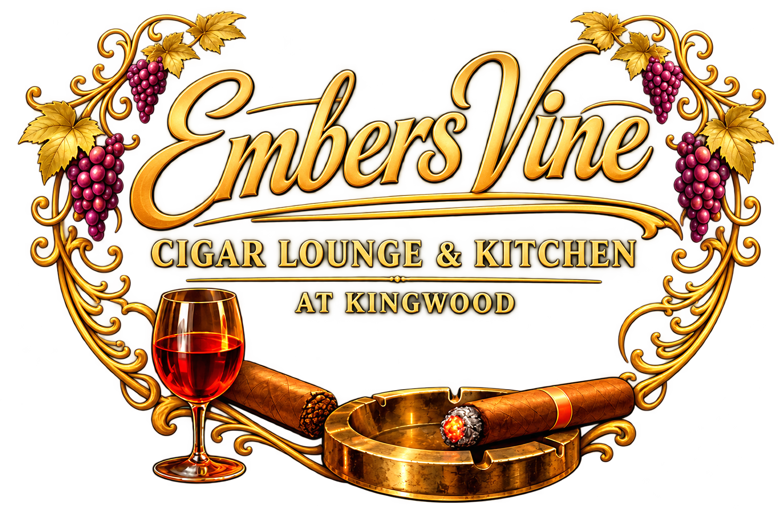 Embers Vine Cigar Lounge & Kitchen at Kingwood